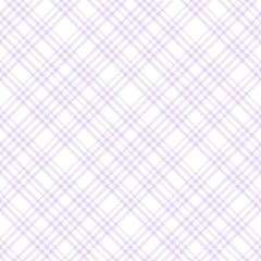 Purple Diagonal Plaid Tartan textured Seamless Pattern Design
