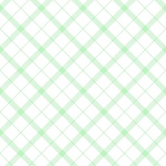 Fototapeta premium Green Diagonal Plaid Tartan textured Seamless Pattern Design