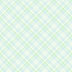 Green Diagonal Plaid Tartan textured Seamless Pattern Design