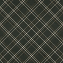 Green Diagonal Plaid Tartan textured Seamless Pattern Design