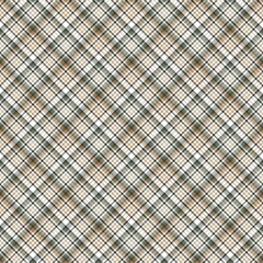 Green Diagonal Plaid Tartan textured Seamless Pattern Design
