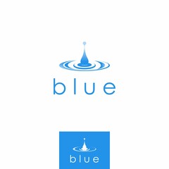 water that fall to water surface image graphic icon logo design abstract concept vector stock. Can be used as symbols related to nature or plumbing.