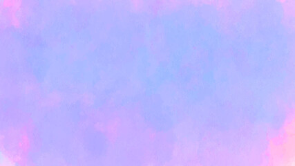 Bright purple and blue painted background with messy sponged grunge texture and grain, old mottled colorful background design