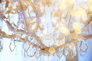 crystal chandelier element candelabrum lamp light luxury background