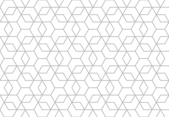 The geometric pattern with lines. Seamless vector background. White and gray texture. Graphic modern pattern. Simple lattice graphic design.