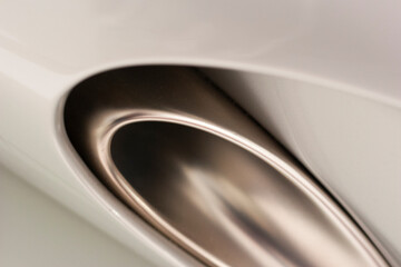 Organic oval metallic shape