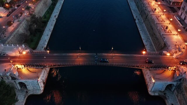 Aerial view of Taranto, Italy - Puglia