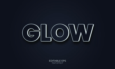Glow text effect 