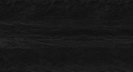 Dark gray stone background with copy space. Black grunge banner with rock texture.