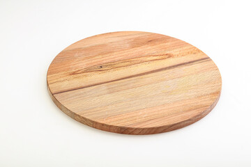 Wooden board for kitchen isolated