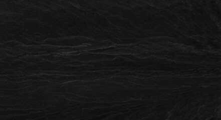 Dark gray stone background with copy space. Black grunge banner with rock texture.