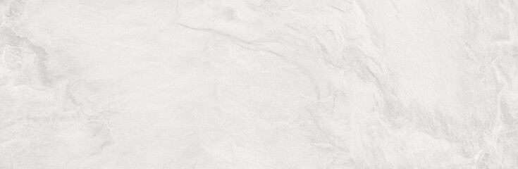 Panorama abstract white marble texture and background seamless for design.