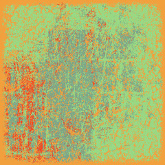 The grunge texture is colored. Multi-color abstract background