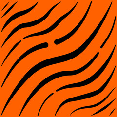 Abstract tiger orange background with lines