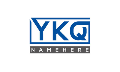 YKQ creative three letters logo	