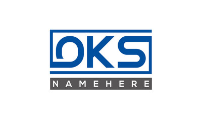 OKS creative three letters logo	