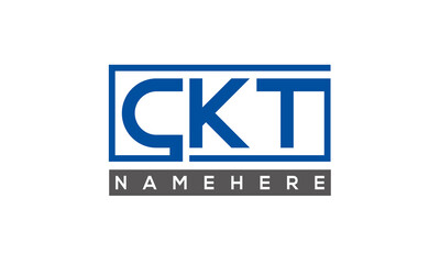 CKT creative three letters logo	