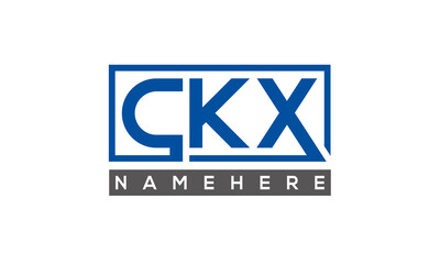 CKX creative three letters logo	