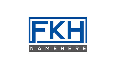 FKH creative three letters logo	