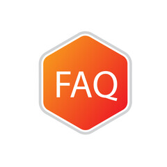 Obraz premium Frequently Asked Questions faq graphic