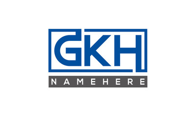 GKH creative three letters logo	