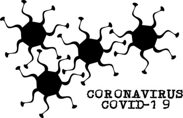 Virus background, stop the pandemic virus spread vector