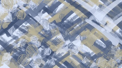 Abstract background painting art with brown, blue and grey paint brush for presentation, website, halloween poster, wall decoration, or t-shirt design.