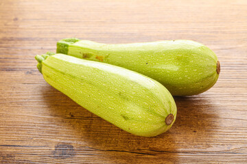 Two Young zucchini for cooking