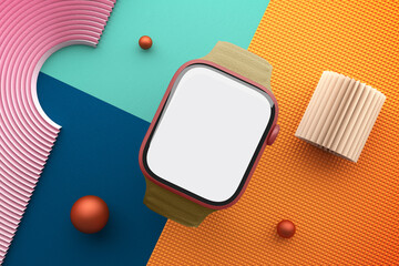 Smart Watch Top View