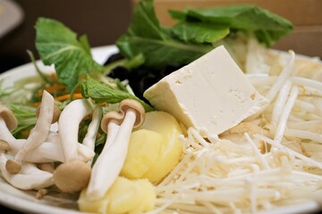しゃぶしゃぶ食べ放題の野菜