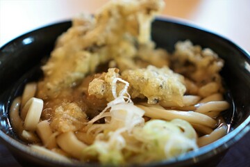 秩父の舞茸天ぷらうどん