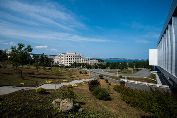 Vladivostok. FEFU campus.