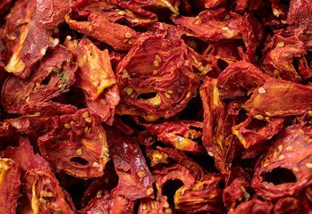 Beautiful picture of dry tomato