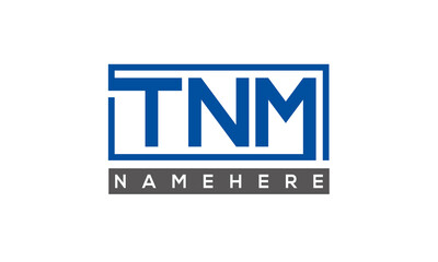TNM creative three letters logo	
