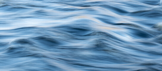 Blue tones water surface as background