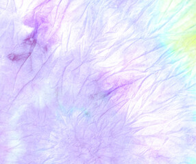 Fototapeta na wymiar Purple Watercolor Batik Repeat. Tiedye Stripe