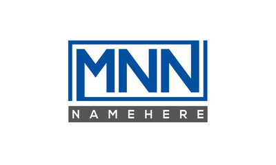 MNN creative three letters logo