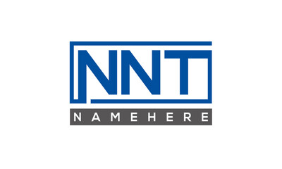 NNT creative three letters logo
