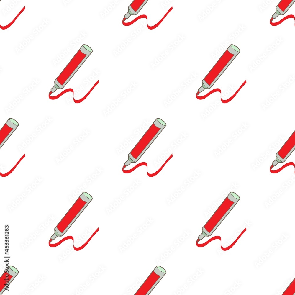 Aufkleber red marker pattern seamless background texture repeat wallpaper geometric vector