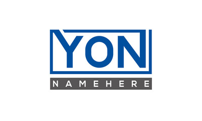 YON creative three letters logo