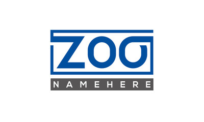 ZOO creative three letters logo