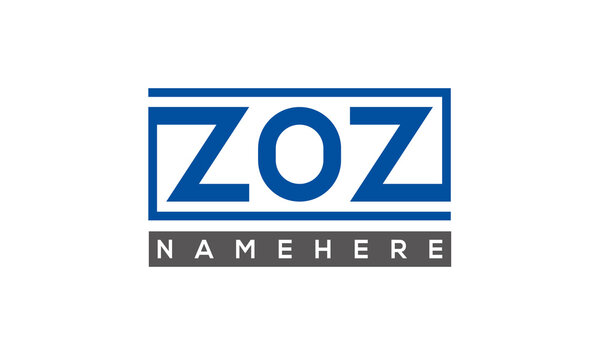 ZOZ creative three letters logo