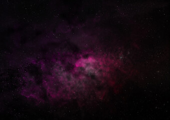 Naklejka premium Small part of an infinite star field