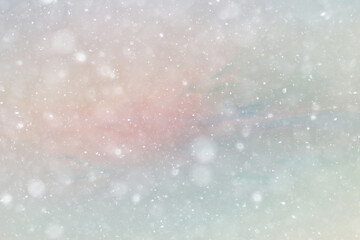 Obraz premium abstract snow background sky snowflakes gradient
