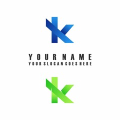 Simple and unique Letter or word K attractive font image graphic icon logo design abstract concept vector stock. Can be used as a symbol related to initial or monogram