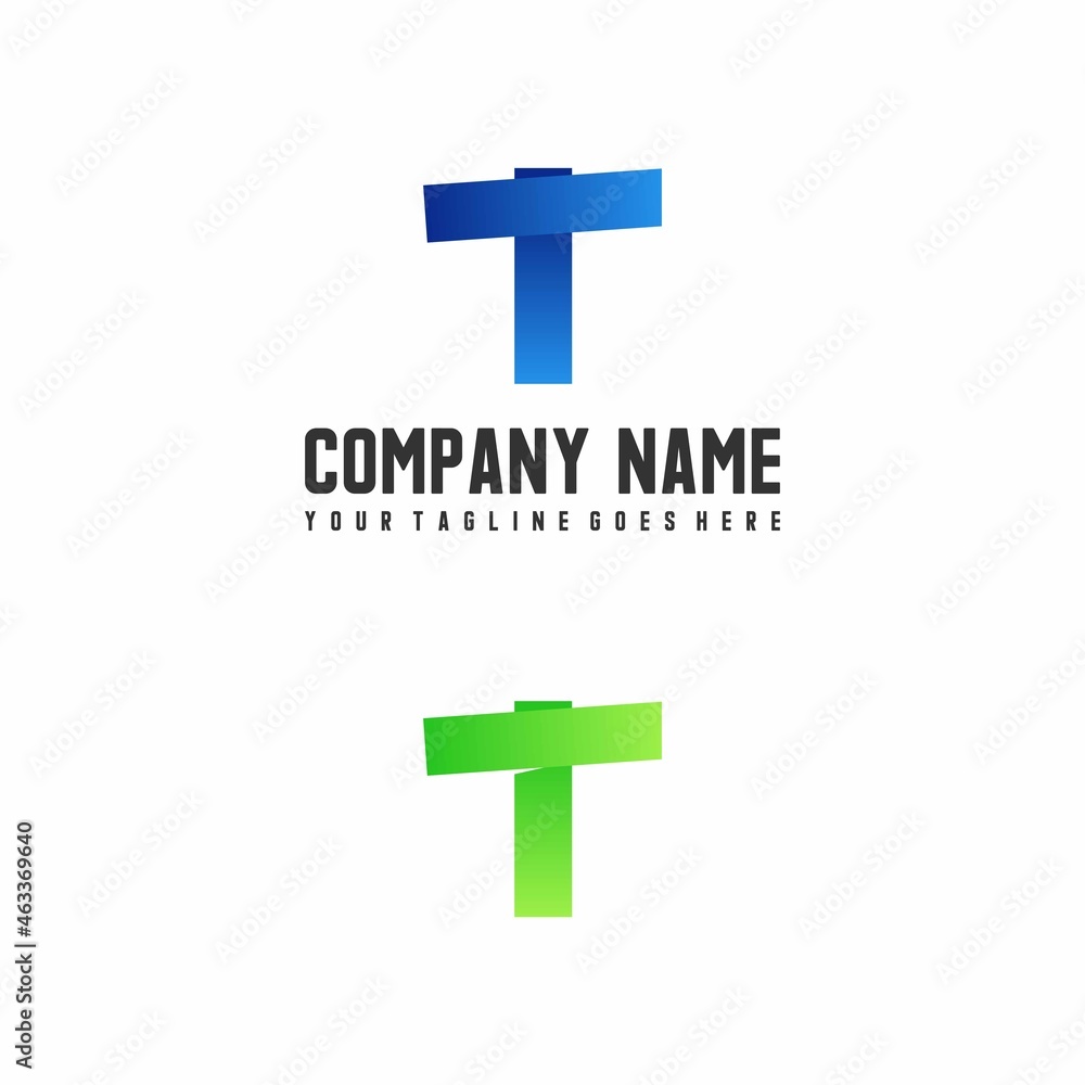 Poster simple and unique letter or word t attractive font image graphic icon logo design abstract concept v