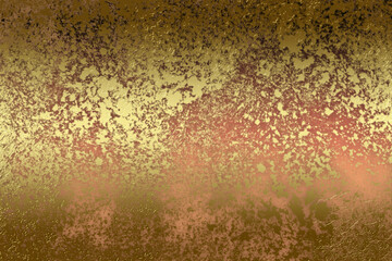 Golden Abstract  decorative paper texture  background  for  artwork  - Illustration