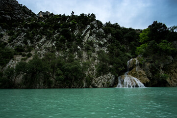 Boat tour in the Verdon Gorge