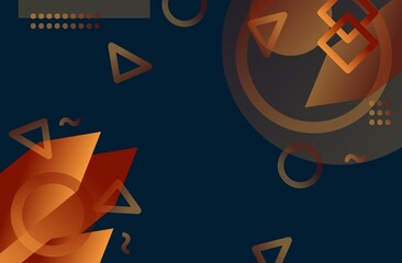 Modern geometric background, can be used for design projects, banners, posters or other works of art