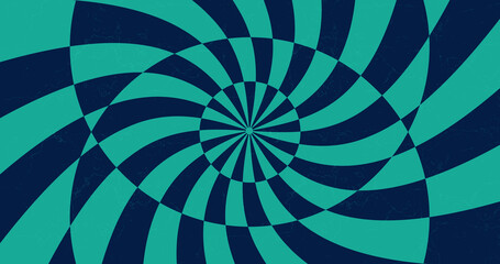 Cool Retro Abstract Optical Illusion Background with eye. Op Art Abstraction Vector Design.